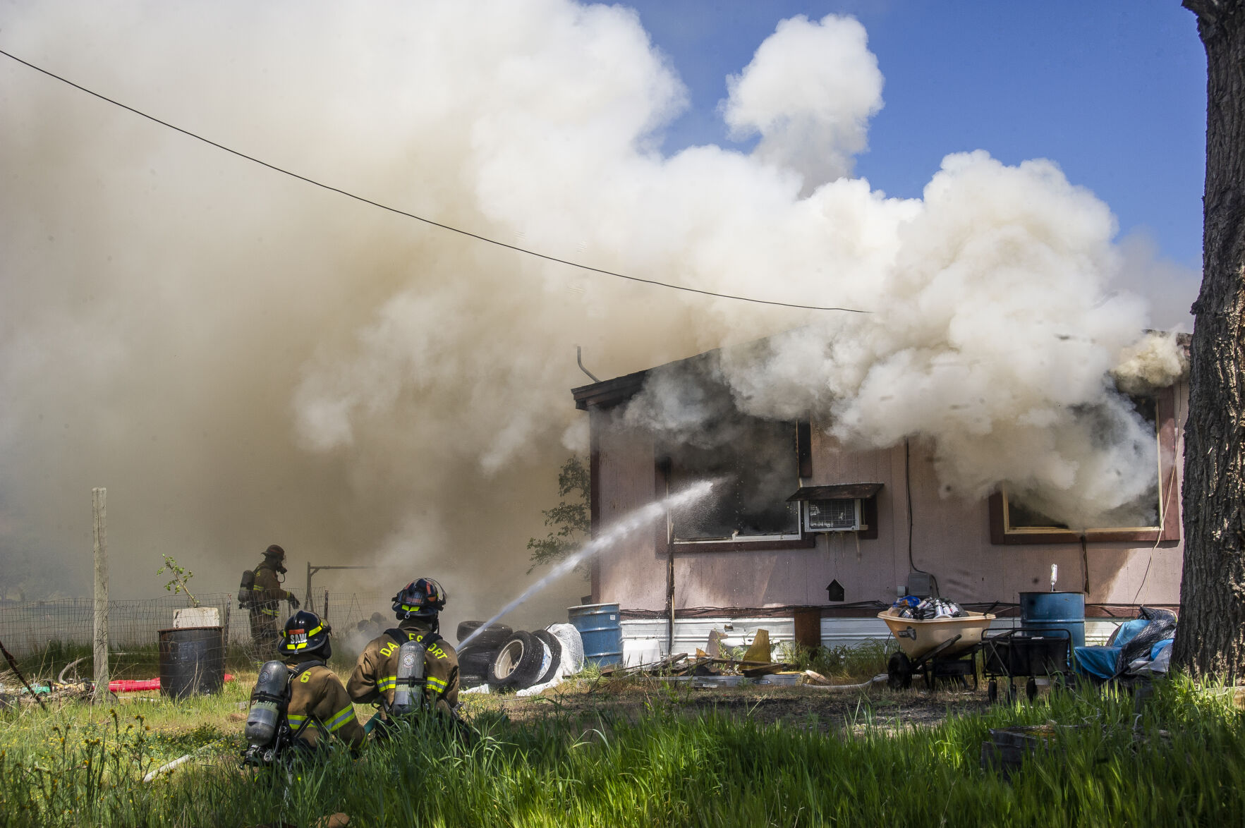 Fire consumes Foley Lake home